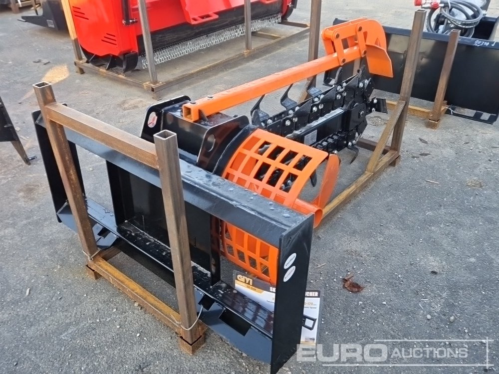 Unused 2025 GIYI Trencher to suit Skidsteer Loader - Material handling equipment: picture 2 Unused 2025 GIYI Trencher to suit Skidsteer Loader - Material handling equipment: picture 2