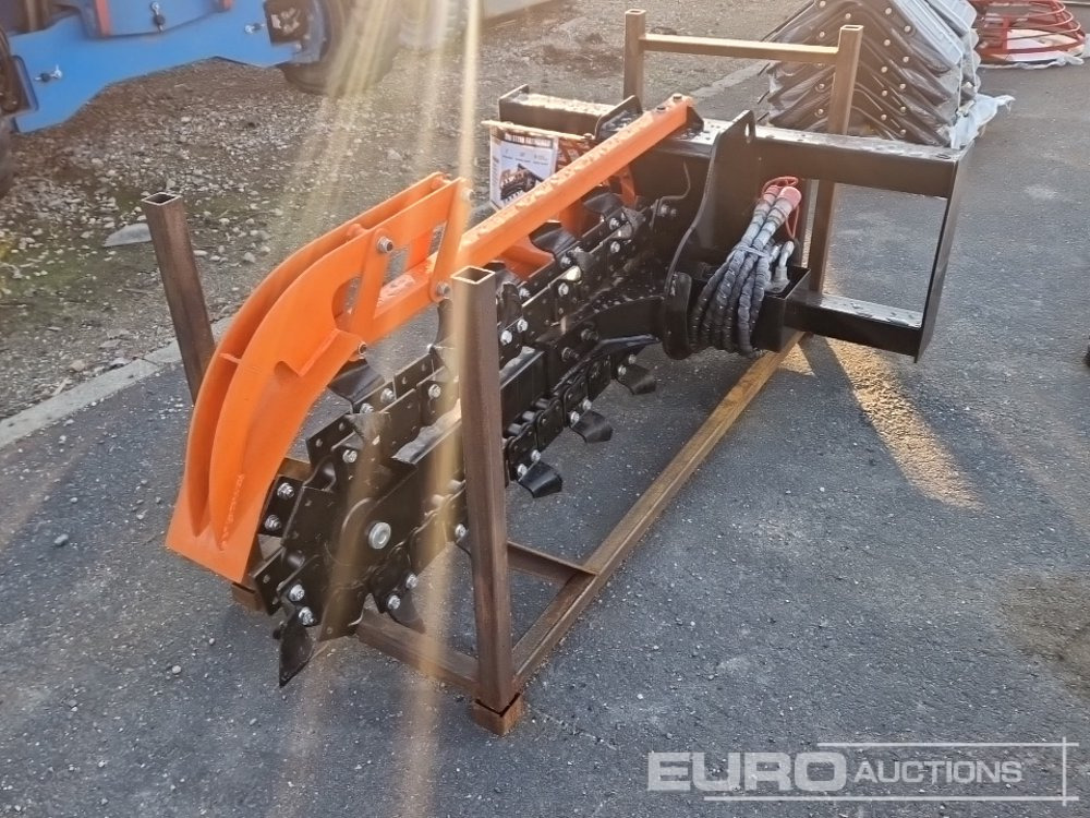 Unused 2025 GIYI Trencher to suit Skidsteer Loader - Material handling equipment: picture 4 Unused 2025 GIYI Trencher to suit Skidsteer Loader - Material handling equipment: picture 4