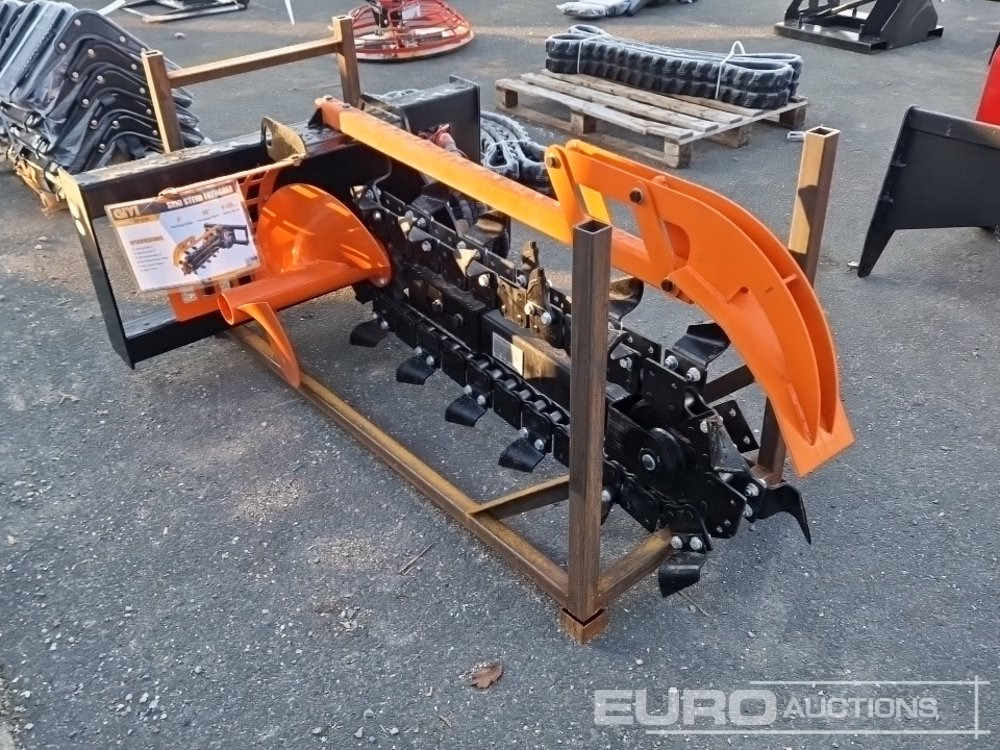 Unused 2025 GIYI Trencher to suit Skidsteer Loader - Material handling equipment: picture 3 Unused 2025 GIYI Trencher to suit Skidsteer Loader - Material handling equipment: picture 3