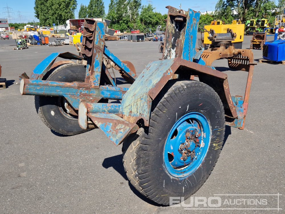 Single Axle Cable Reel Trailer - Cable drum trailer: picture 3 Single Axle Cable Reel Trailer - Cable drum trailer: picture 3