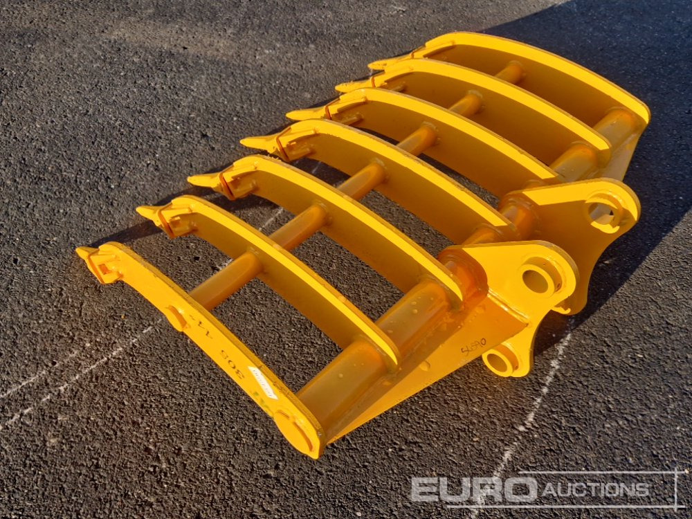 Unused 2025 44" Rake to suit CAT 307 - Bucket: picture 2 Unused 2025 44" Rake to suit CAT 307 - Bucket: picture 2