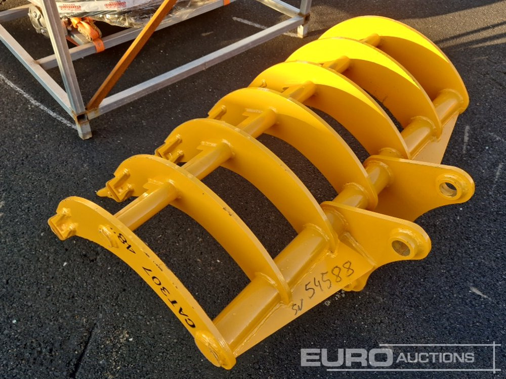 Unused 2025 48" Rake to suit CAT 305 - Bucket: picture 2 Unused 2025 48" Rake to suit CAT 305 - Bucket: picture 2