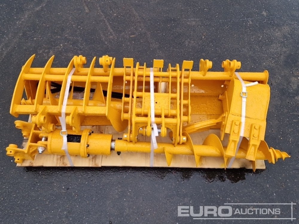 Unused 2025 GIYI QTY (8) CAT 301 Excavator Attachment, Rake, Ripper, Grabber, 12” Auger, 16” Auger, 8” Digging Bucket, 24”, 32” Ditching Bucket - Bucket: picture 1 Unused 2025 GIYI QTY (8) CAT 301 Excavator Attachment, Rake, Ripper, Grabber, 12” Auger, 16” Auger, 8” Digging Bucket, 24”, 32” Ditching Bucket - Bucket: picture 1