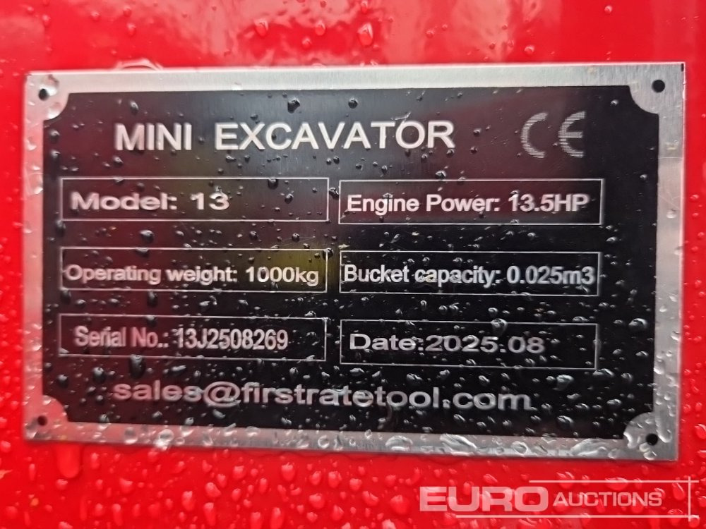 Unused 2025 Miva VA13 - Mini excavator: picture 1 Unused 2025 Miva VA13 - Mini excavator: picture 1