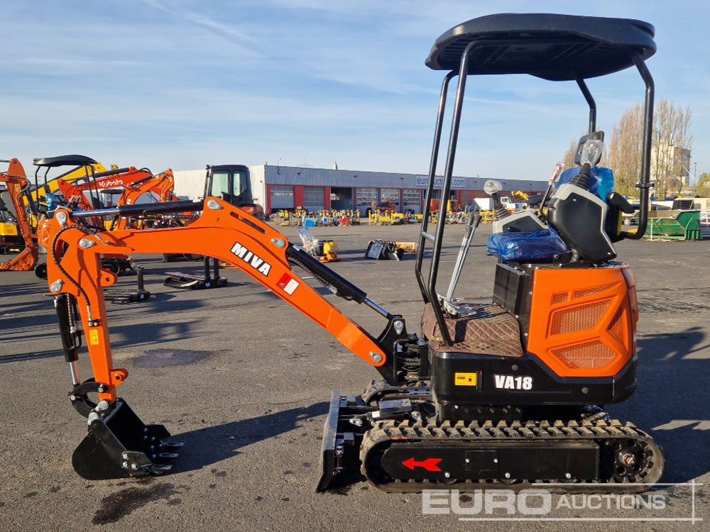 Unused 2025 Miva VA18FL - Mini excavator: picture 2 Unused 2025 Miva VA18FL - Mini excavator: picture 2