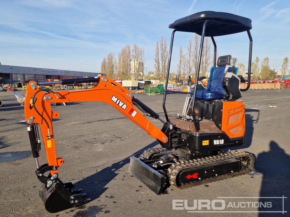 Unused 2025 Miva VA18FL - Mini excavator: picture 1 Unused 2025 Miva VA18FL - Mini excavator: picture 1