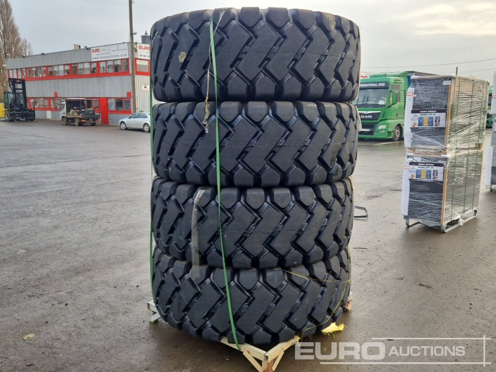 Unused 23.5-25 24PR E-3/L-3 TL Tyres (4 of) - Tire: picture 2 Unused 23.5-25 24PR E-3/L-3 TL Tyres (4 of) - Tire: picture 2