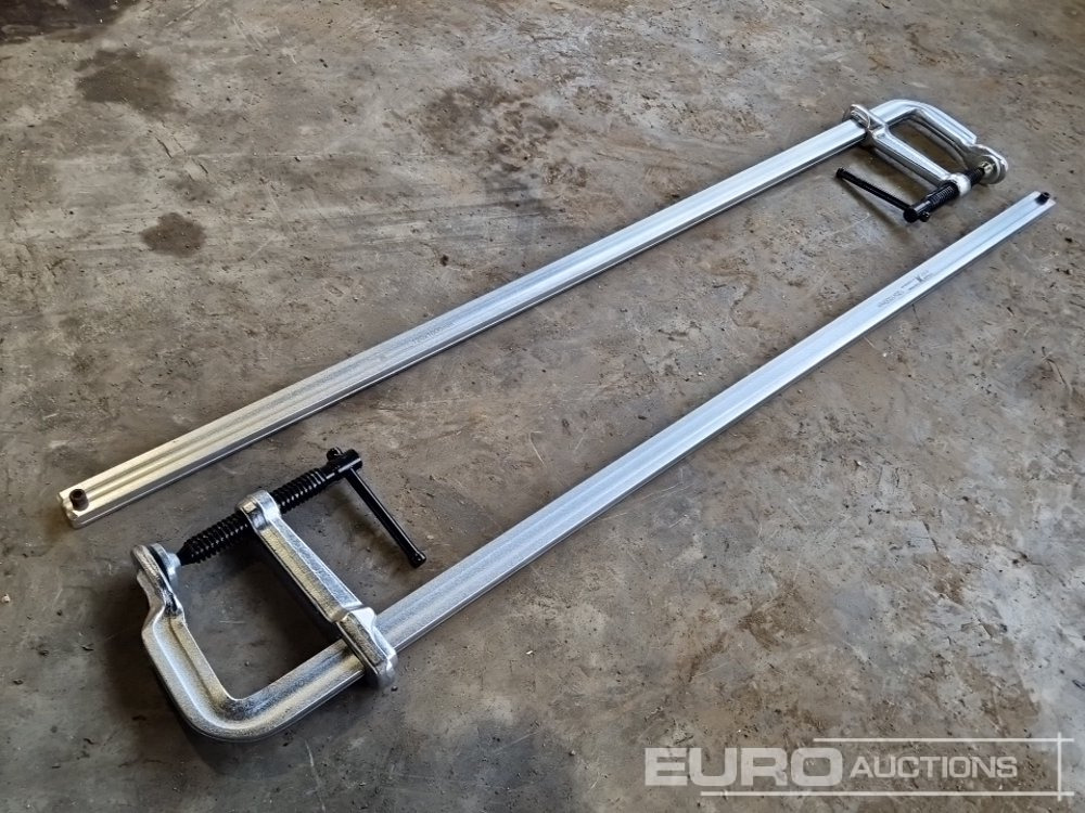 Unused Solid X Forged Welding Clamps 120mm x 1000mm (2 Pieces) - Garage equipment: picture 1 Unused Solid X Forged Welding Clamps 120mm x 1000mm (2 Pieces) - Garage equipment: picture 1