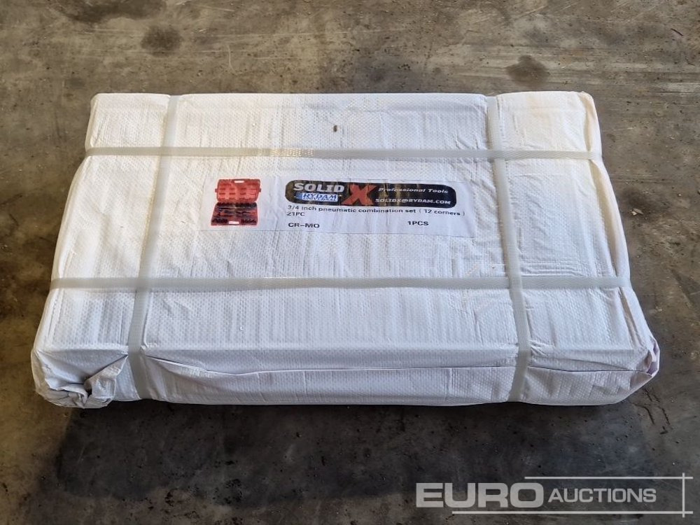 Unused Solid X Impact 3/4" Drive 21 Piece 12 Corner Socket Set - Garage equipment: picture 2 Unused Solid X Impact 3/4" Drive 21 Piece 12 Corner Socket Set - Garage equipment: picture 2