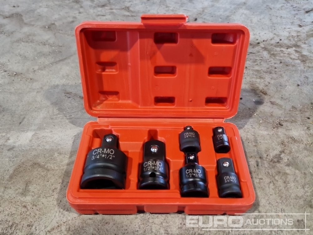 Unused Solid X Impact Socket Adaptors (6 Piece Set) - Garage equipment: picture 1 Unused Solid X Impact Socket Adaptors (6 Piece Set) - Garage equipment: picture 1