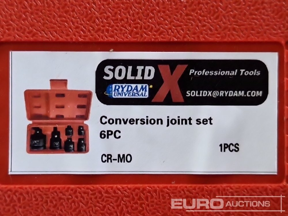 Unused Solid X Impact Socket Adaptors (6 Piece Set) - Garage equipment: picture 4 Unused Solid X Impact Socket Adaptors (6 Piece Set) - Garage equipment: picture 4