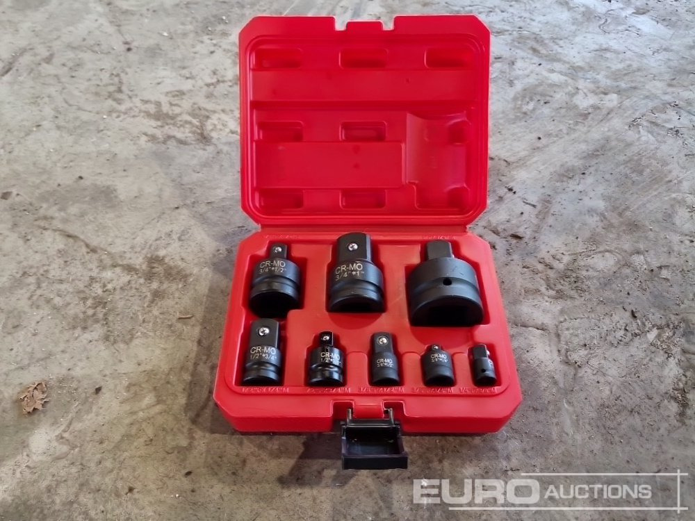 Unused Solid X Impact Socket Adaptors (8 Piece Set) - Garage equipment: picture 1 Unused Solid X Impact Socket Adaptors (8 Piece Set) - Garage equipment: picture 1