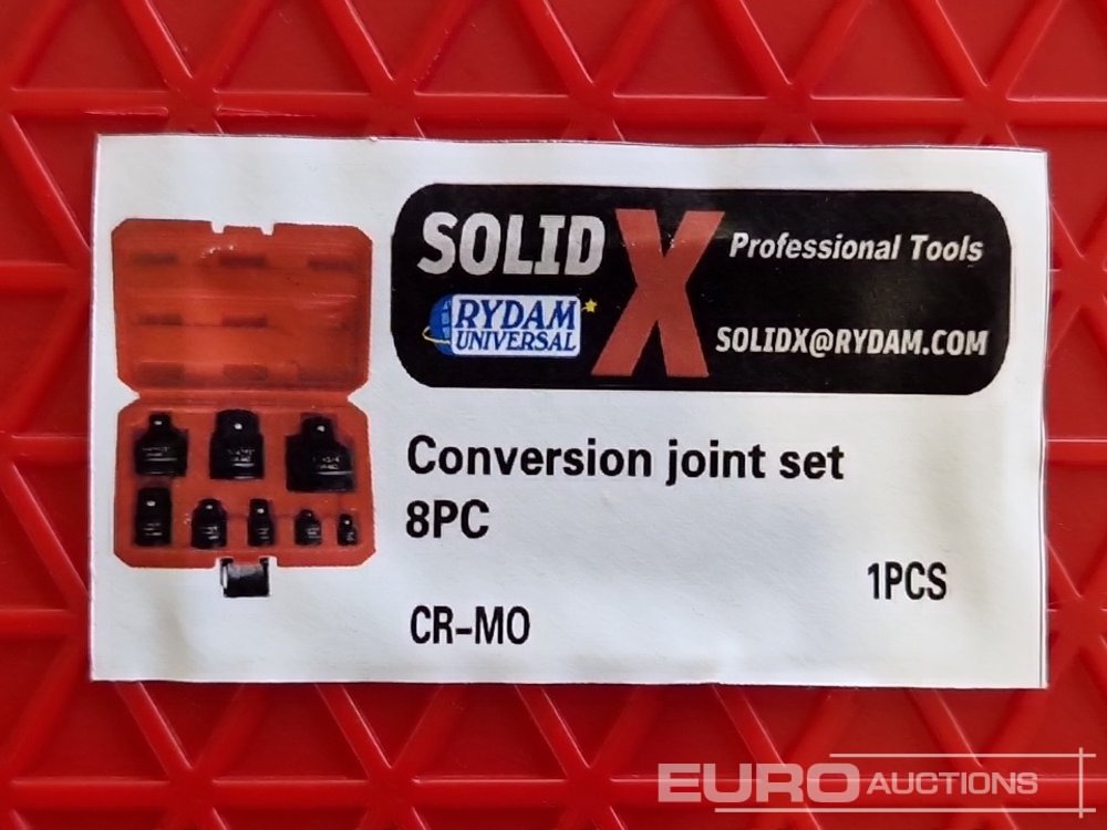 Unused Solid X Impact Socket Adaptors (8 Piece Set) - Garage equipment: picture 4 Unused Solid X Impact Socket Adaptors (8 Piece Set) - Garage equipment: picture 4