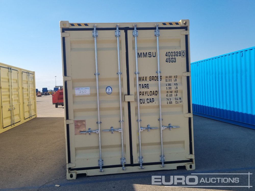 2025 40' HC Container, 8' Wide, 9' 6" High, Lock Box, Fork Pockets, Four Doors On The Side - Shipping container: picture 5 2025 40' HC Container, 8' Wide, 9' 6" High, Lock Box, Fork Pockets, Four Doors On The Side - Shipping container: picture 5