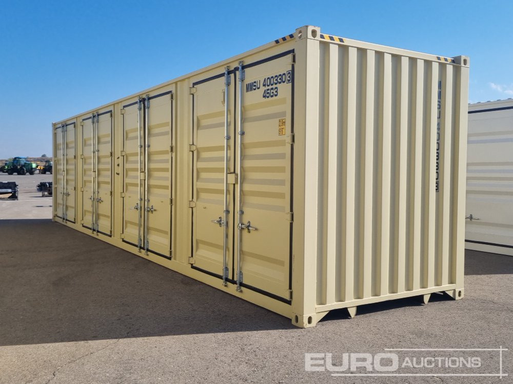 2025 40' HC Container, 8' Wide, 9' 6" High, Lock Box, Fork Pockets, Four Doors On The Side - Shipping container: picture 2 2025 40' HC Container, 8' Wide, 9' 6" High, Lock Box, Fork Pockets, Four Doors On The Side - Shipping container: picture 2