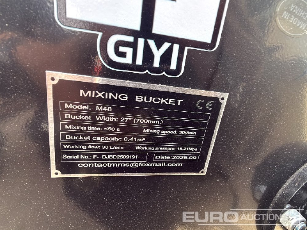 Attachment for Skid steer loader Unused 2025 GIYI GY-M48: picture 6 Attachment for Skid steer loader Unused 2025 GIYI GY-M48: picture 6