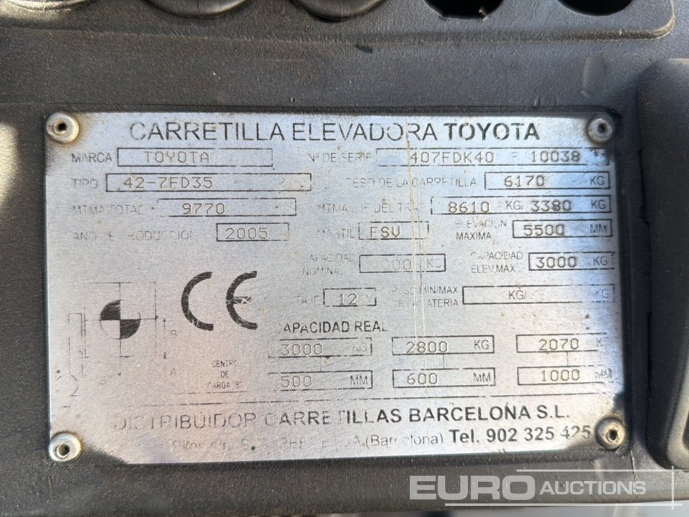 Forklift Toyota 42-7FD35: picture 34