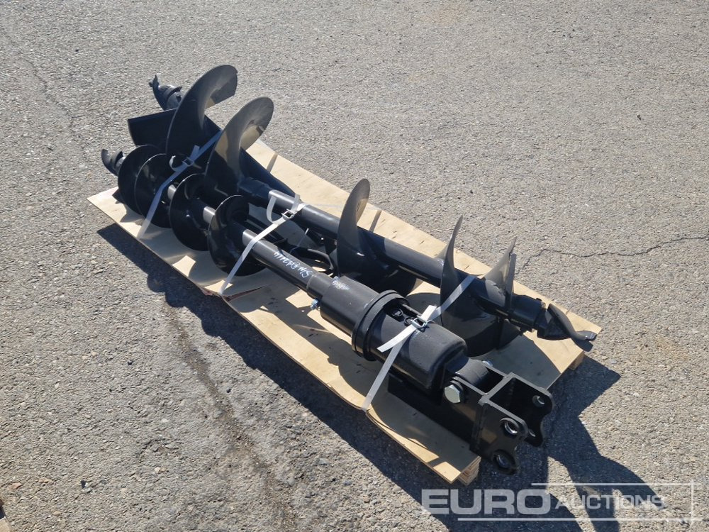 Unused 2025 Captok Auger, Qty (3 of) Auger 8", With 12"/16" Auger Rod to suit 1-2 Ton Excavator - Auger: picture 3 Unused 2025 Captok Auger, Qty (3 of) Auger 8", With 12"/16" Auger Rod to suit 1-2 Ton Excavator - Auger: picture 3