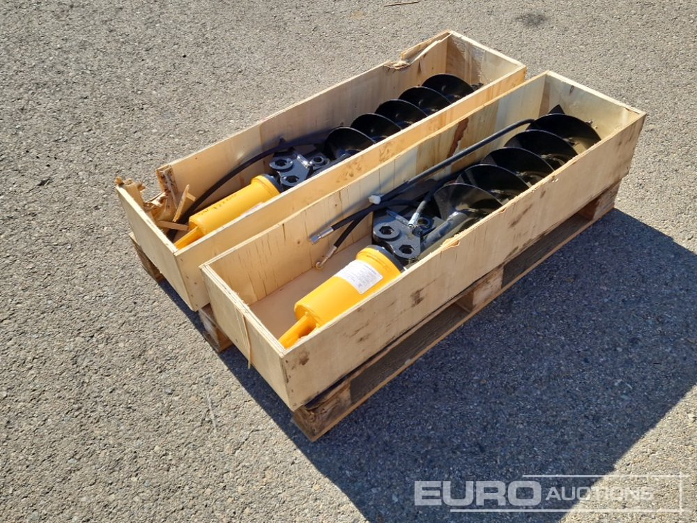Unused KV200 Auger to suit Mini Excavator (2 of) / Ahoyador (2 of) - Auger for Mini excavator: picture 5 Unused KV200 Auger to suit Mini Excavator (2 of) / Ahoyador (2 of) - Auger for Mini excavator: picture 5