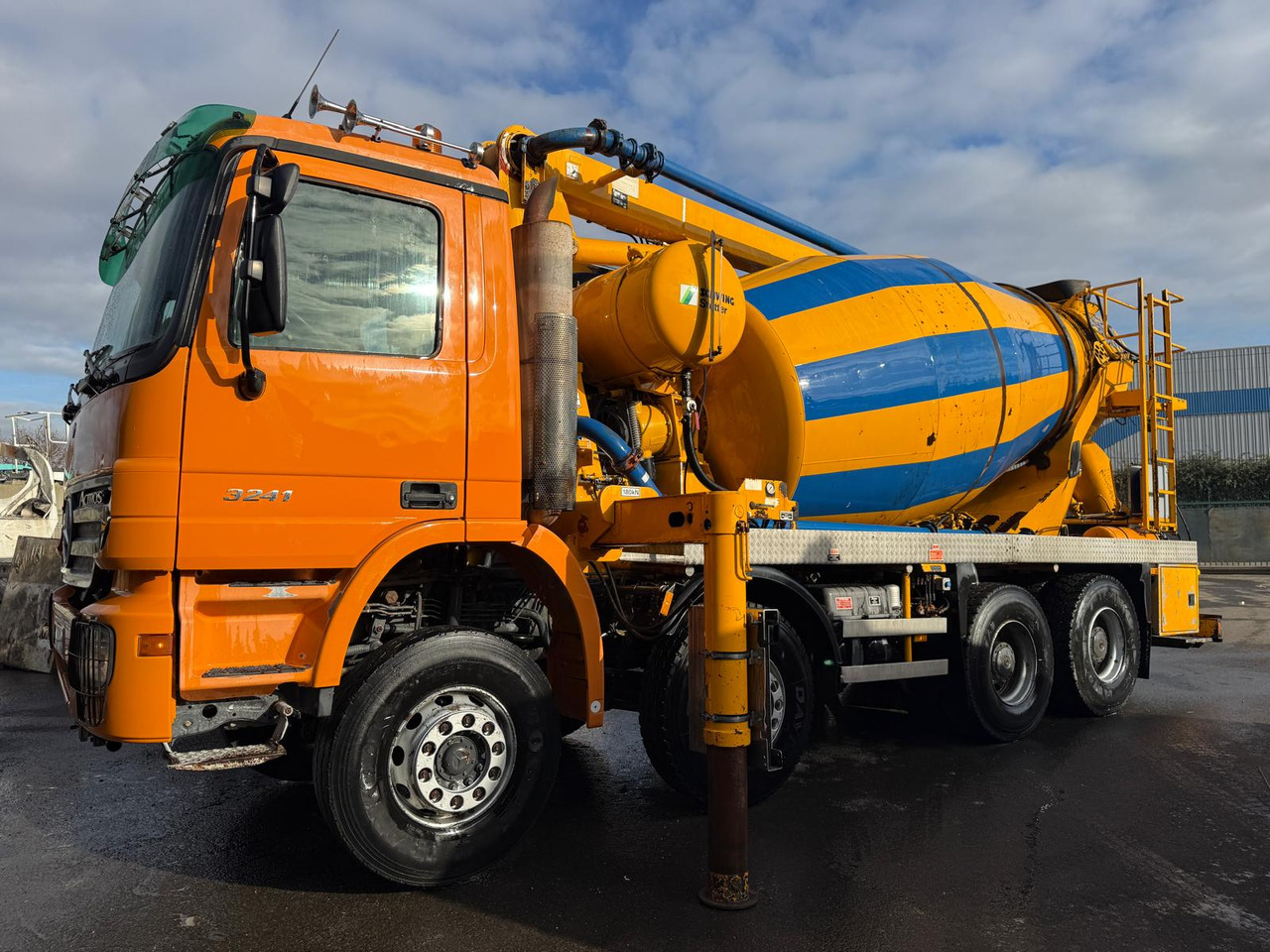 Camion pumi Mercedes Benz Actros 3241 BA-654-EE - Concrete pump truck: picture 2 Camion pumi Mercedes Benz Actros 3241 BA-654-EE - Concrete pump truck: picture 2