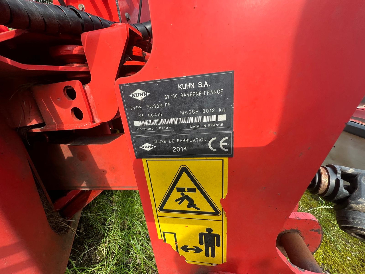 Mower Kuhn FC 883-FF: picture 6 Mower Kuhn FC 883-FF: picture 6