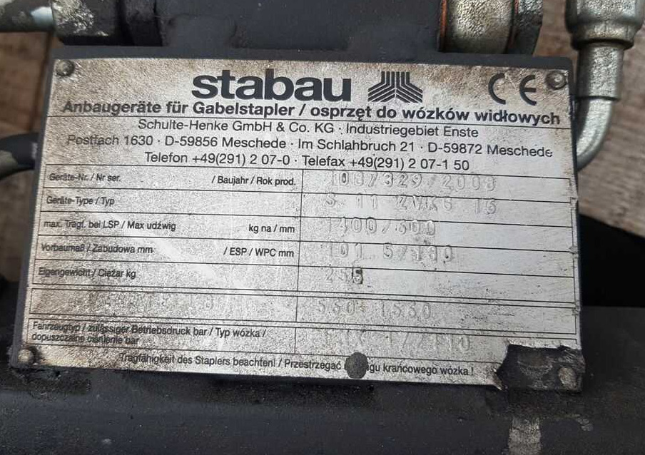 Stabau S11ZVKG16 - Attachment: picture 3 Stabau S11ZVKG16 - Attachment: picture 3