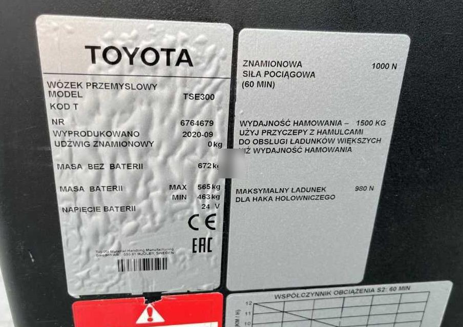 BT TSE300 - Tow tractor: picture 4 BT TSE300 - Tow tractor: picture 4