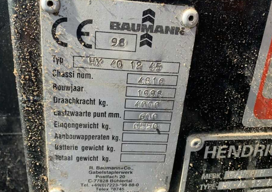 Baumann HX40/12/45 - Side loader: picture 4 Baumann HX40/12/45 - Side loader: picture 4