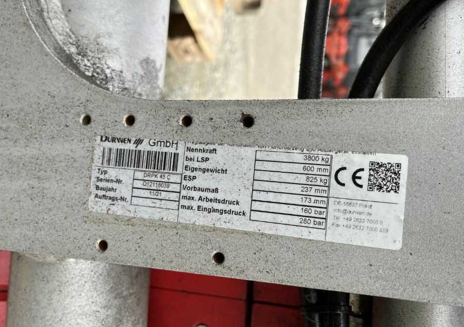 Durwen DRPK45C - Forks for Forklift: picture 5 Durwen DRPK45C - Forks for Forklift: picture 5