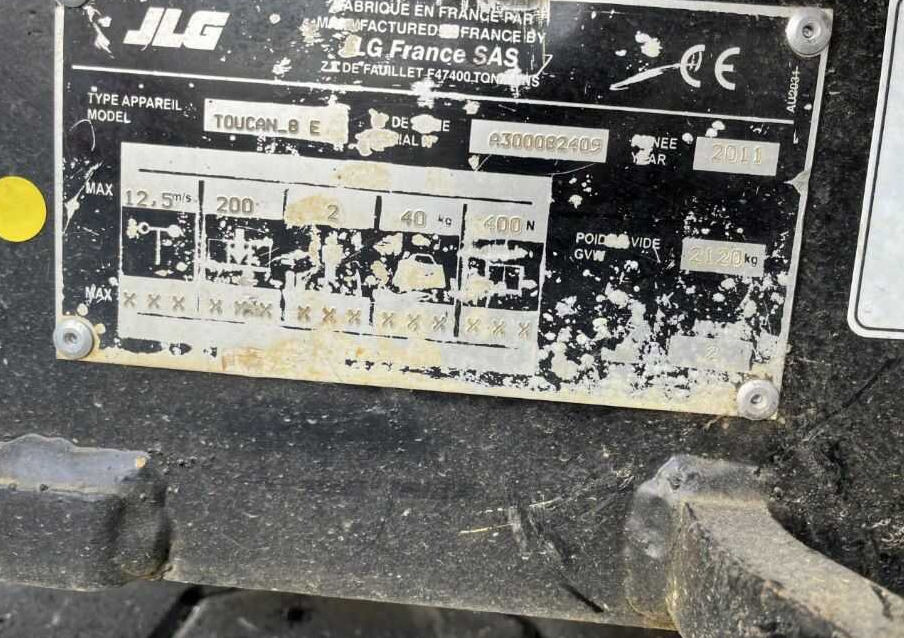 JLG Toucan 8E - Telescopic boom: picture 4 JLG Toucan 8E - Telescopic boom: picture 4