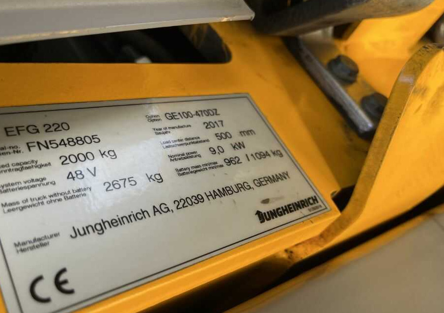 Jungheinrich EFG220 - Electric forklift: picture 4 Jungheinrich EFG220 - Electric forklift: picture 4