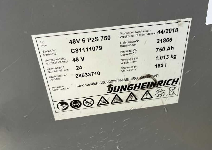 Jungheinrich EFG220 - Electric forklift: picture 5 Jungheinrich EFG220 - Electric forklift: picture 5