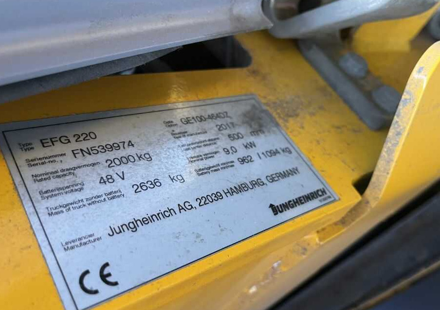Jungheinrich EFG220 - Electric forklift: picture 4 Jungheinrich EFG220 - Electric forklift: picture 4