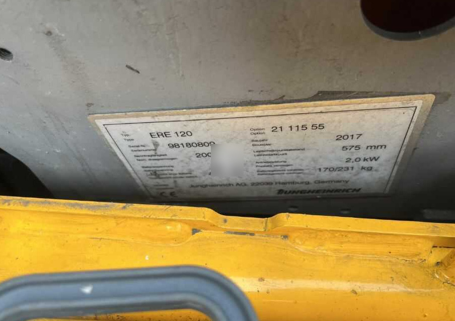 Jungheinrich ERE120 - Stacker: picture 4 Jungheinrich ERE120 - Stacker: picture 4
