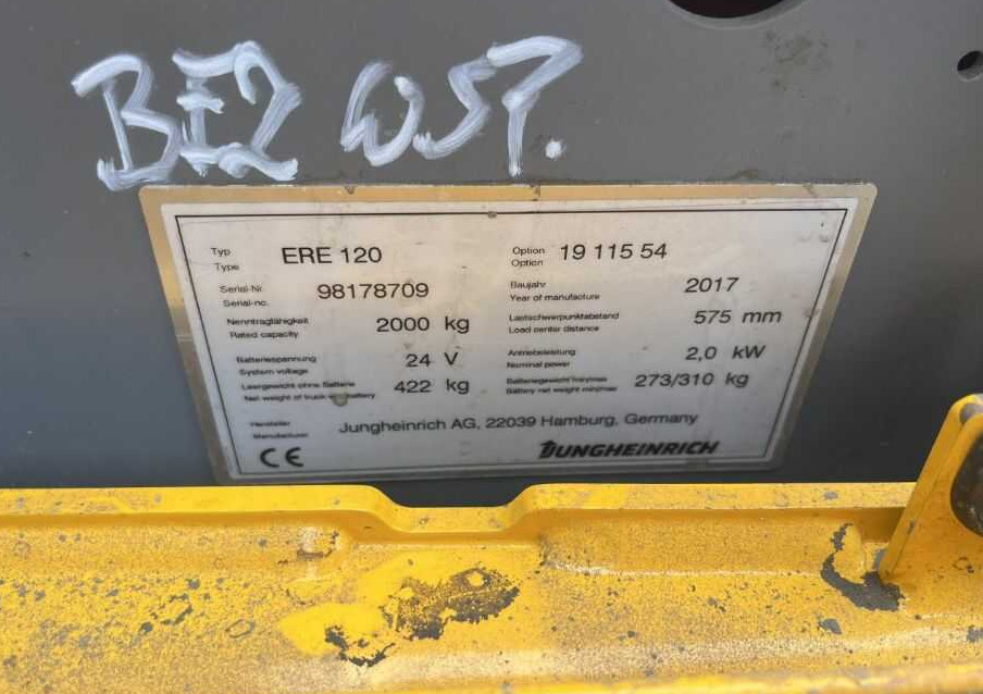 Jungheinrich ERE120 - Pallet truck: picture 4 Jungheinrich ERE120 - Pallet truck: picture 4