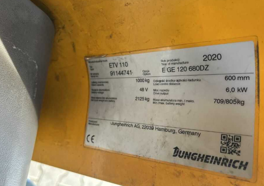 Jungheinrich ETV110 - Reach truck: picture 4 Jungheinrich ETV110 - Reach truck: picture 4