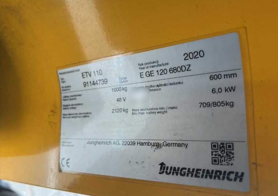 Jungheinrich ETV110 - Reach truck: picture 4 Jungheinrich ETV110 - Reach truck: picture 4
