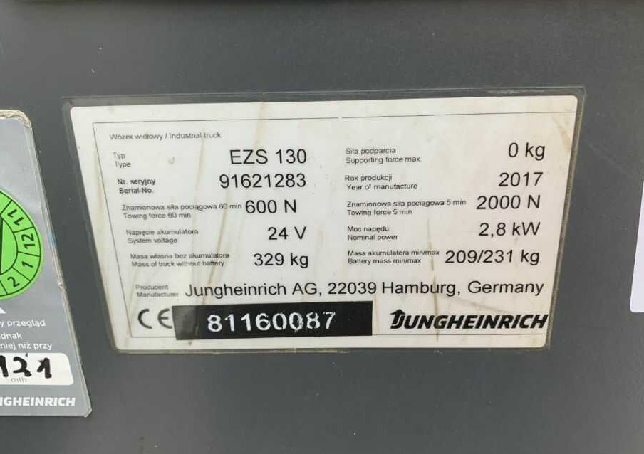 Jungheinrich EZS130 - Tow tractor: picture 4 Jungheinrich EZS130 - Tow tractor: picture 4
