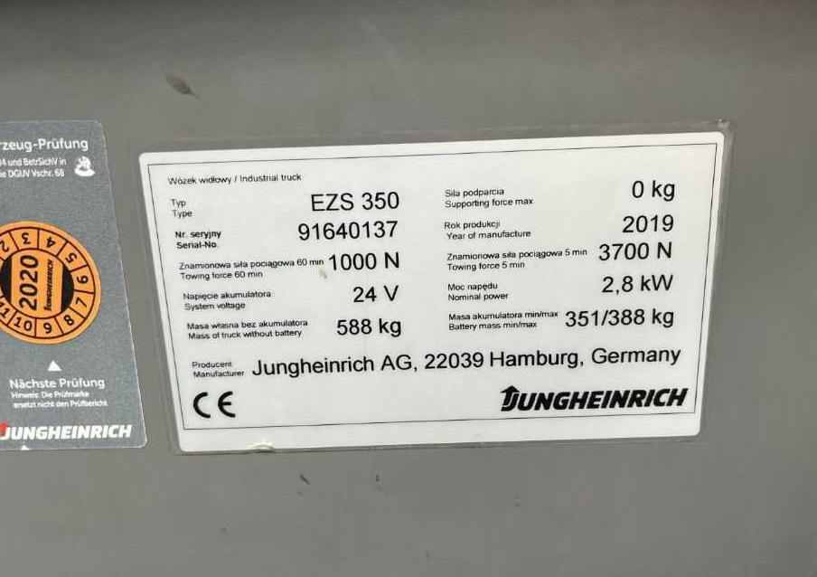 Jungheinrich EZS350 - Tow tractor: picture 4 Jungheinrich EZS350 - Tow tractor: picture 4