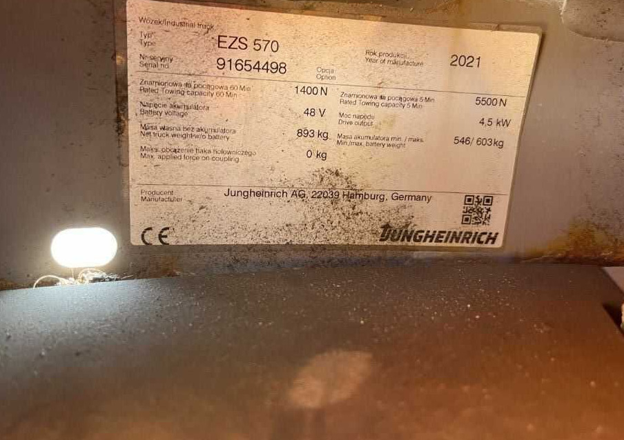 Jungheinrich EZS570 - Tow tractor: picture 4 Jungheinrich EZS570 - Tow tractor: picture 4