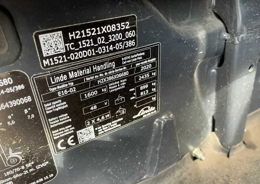 Linde E16-02 - Electric forklift: picture 4 Linde E16-02 - Electric forklift: picture 4