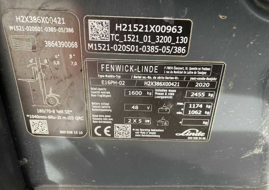 Linde E16PH-02 - Electric forklift: picture 4 Linde E16PH-02 - Electric forklift: picture 4