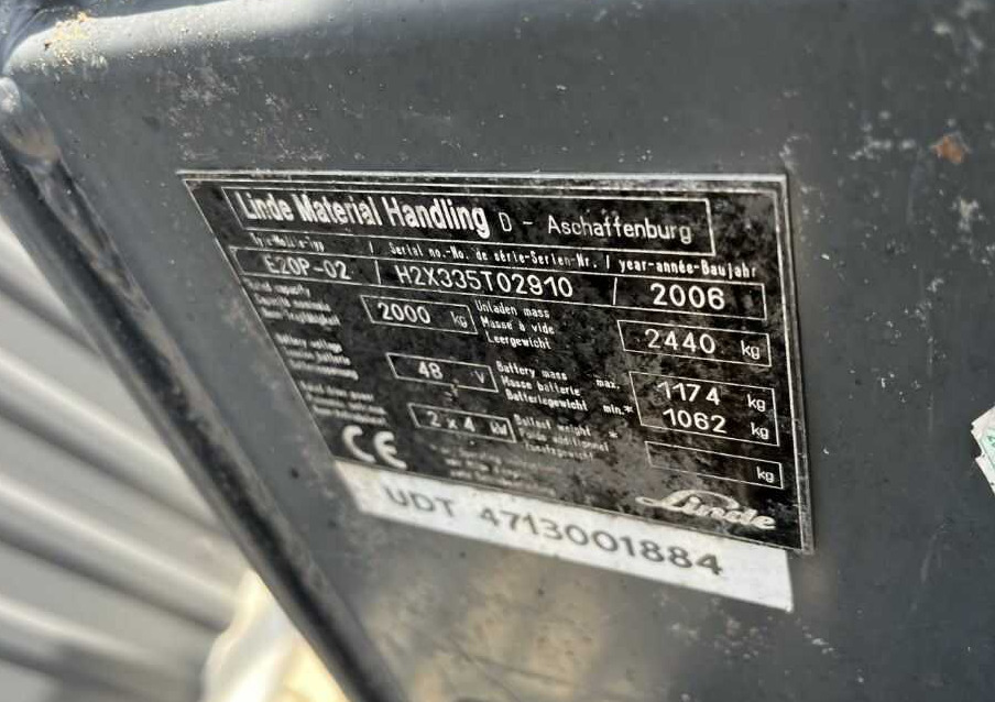 Linde E20P-02 - Electric forklift: picture 4 Linde E20P-02 - Electric forklift: picture 4