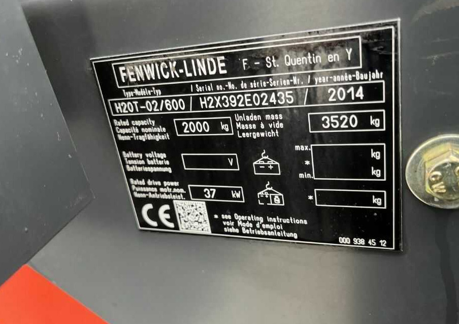 Linde H20T-02/600 - LPG forklift: picture 3 Linde H20T-02/600 - LPG forklift: picture 3