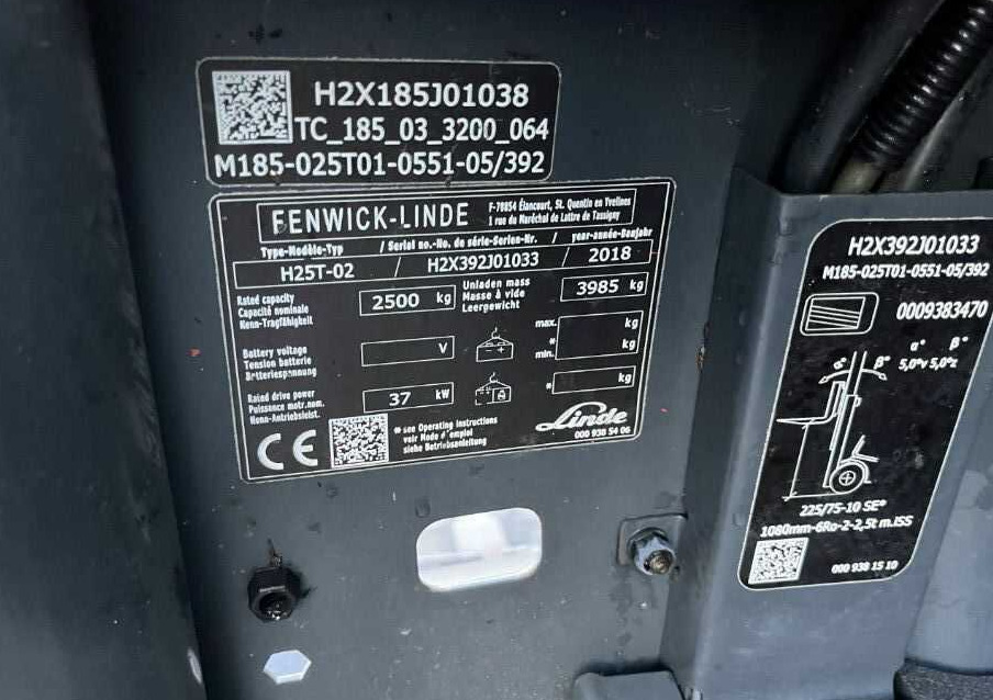 Linde H25T-01 - LPG forklift: picture 4 Linde H25T-01 - LPG forklift: picture 4