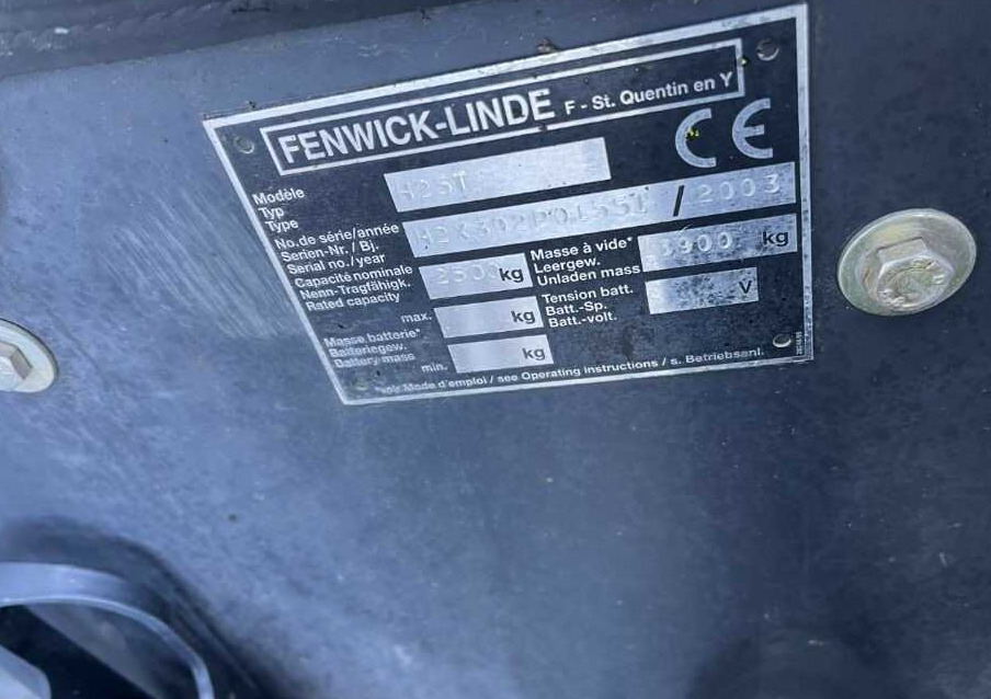 Linde H25T - LPG forklift: picture 4 Linde H25T - LPG forklift: picture 4