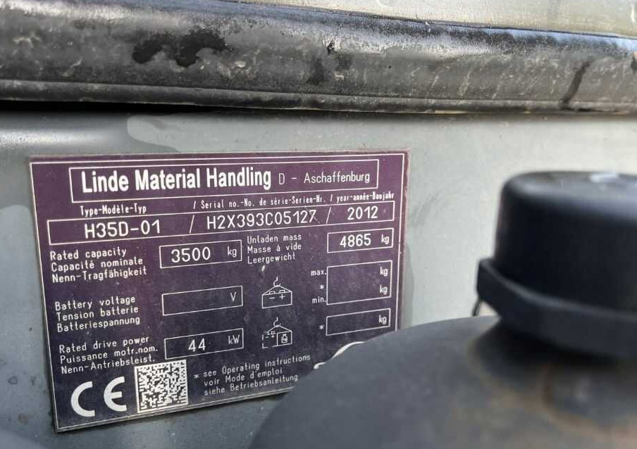 Linde H35D-01 - Diesel forklift: picture 4 Linde H35D-01 - Diesel forklift: picture 4