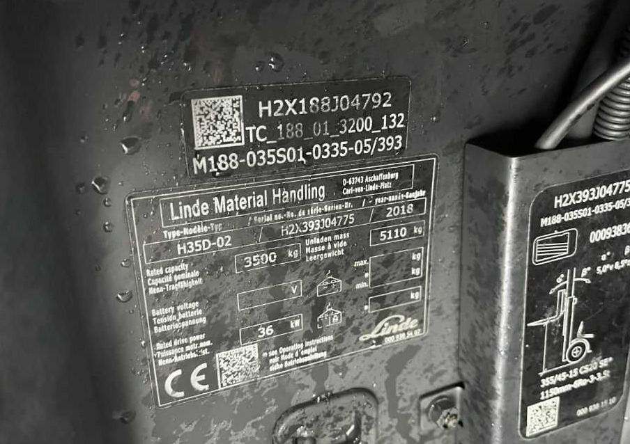 Linde H35D-02 - Diesel forklift: picture 4 Linde H35D-02 - Diesel forklift: picture 4