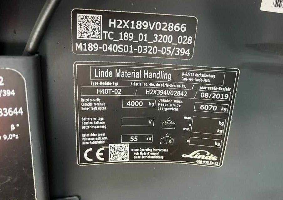 Linde H40T-02 - LPG forklift: picture 4 Linde H40T-02 - LPG forklift: picture 4