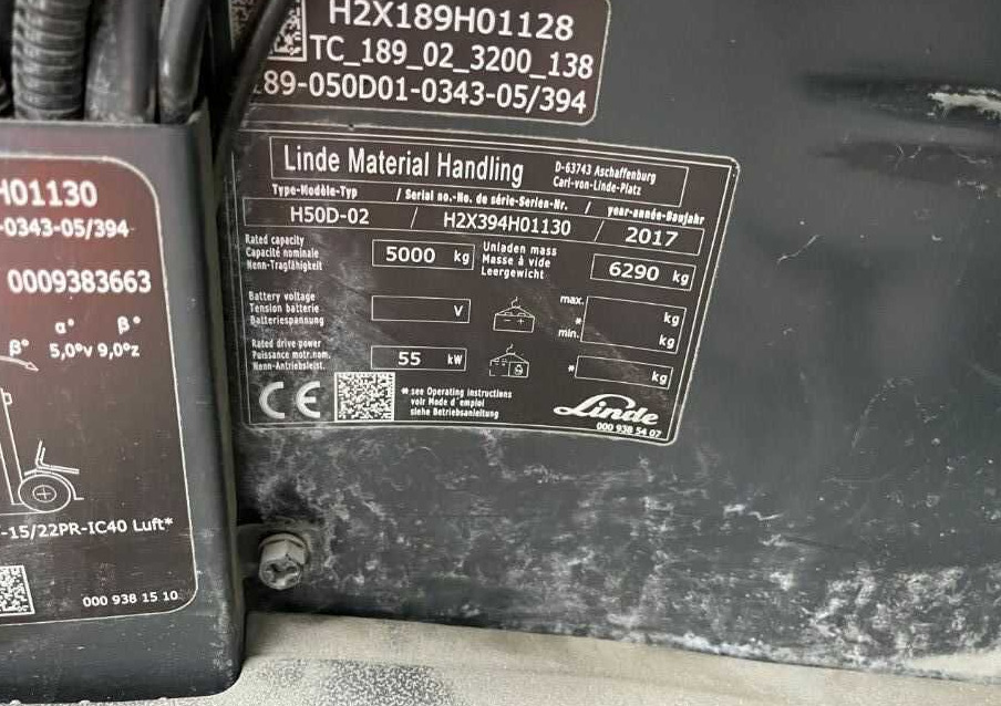 Linde H50D-01 - Diesel forklift: picture 4 Linde H50D-01 - Diesel forklift: picture 4